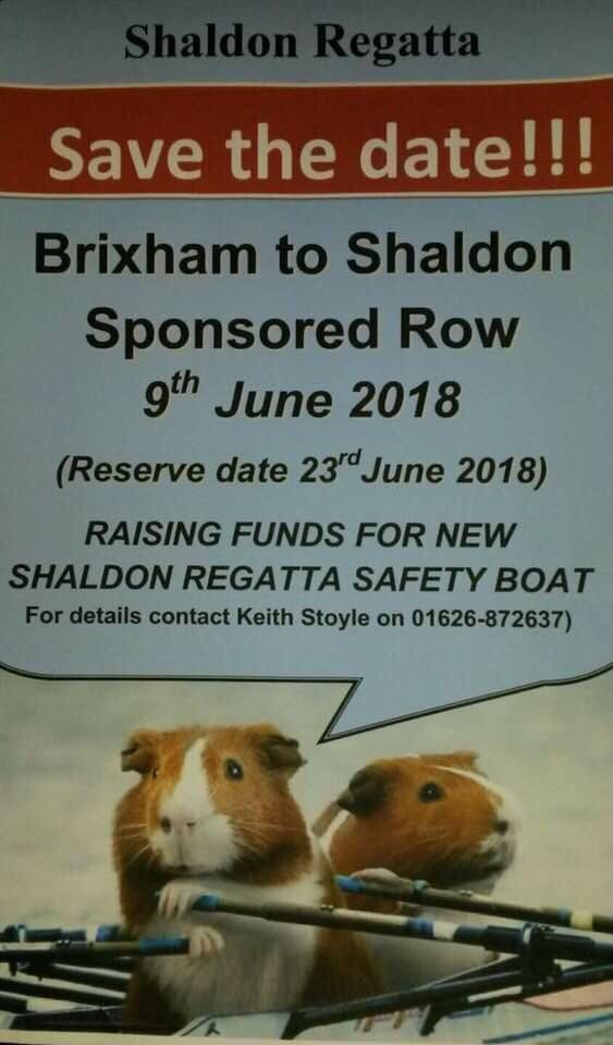 Sponsored row- Brixham to Shaldon 2018